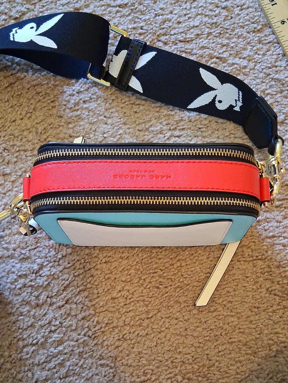 Marc Jacobs X Playboy Collab Snapshot Camera Bag with Playboy Strap - Picture 11 of 15
